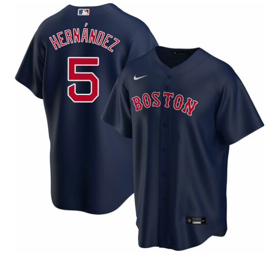 Youth's Boston Red Sox #5 Kiké Hernández Navy Cool Base Stitched Baseball Jersey Youth's Boston Red Sox #5 Kiké Hernández Navy Cool Base Stitched Baseball Jersey